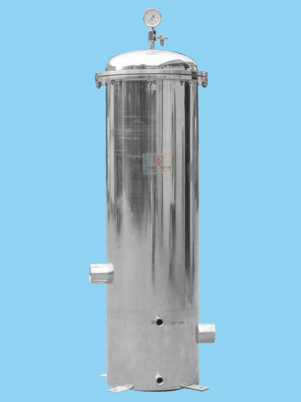 Stainless Steel Normal Type Flange Cartridge Filter Housing For Water Treatment Equipment